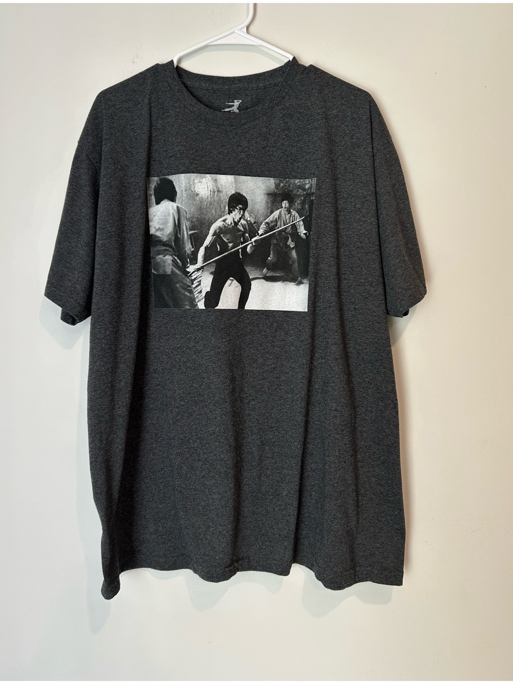 Bruce Lee Enter the Dragon 2X Gray T-shirt